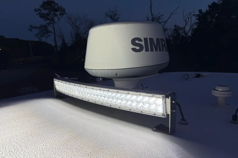 Slide: The Image of 2018 Sea Hunt Gamefish 30 Coffin Box with Simrad radar and LED light bar. - 64