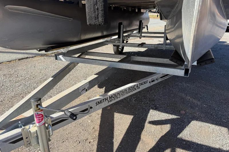 Slide: The Image of 2018 Sylvan Mirage Fish 8520 4-PT on a Smith Mountain Boat trailer. - 10