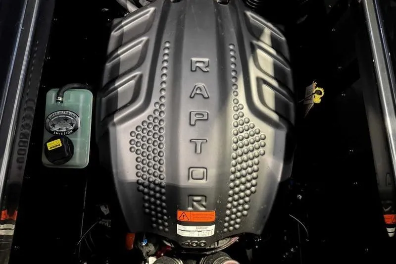 Slide: The Image of 2026 Moomba Tykon engine with "Raptor" branding, showcasing robust design and performance. - 3