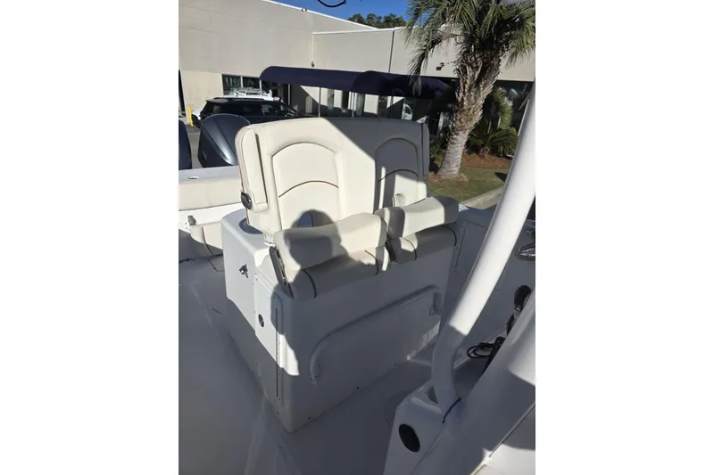 The Image of 2020 Sea Hunt Gamefish 30 Forward Seating with dual white cushioned seats. - 1