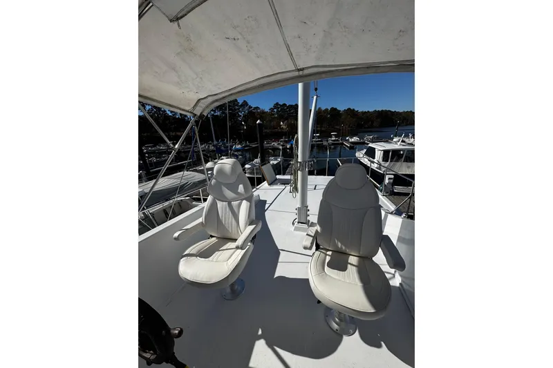 Slide: The Image of 1982 Marine Trader Europa boat bow view - 21