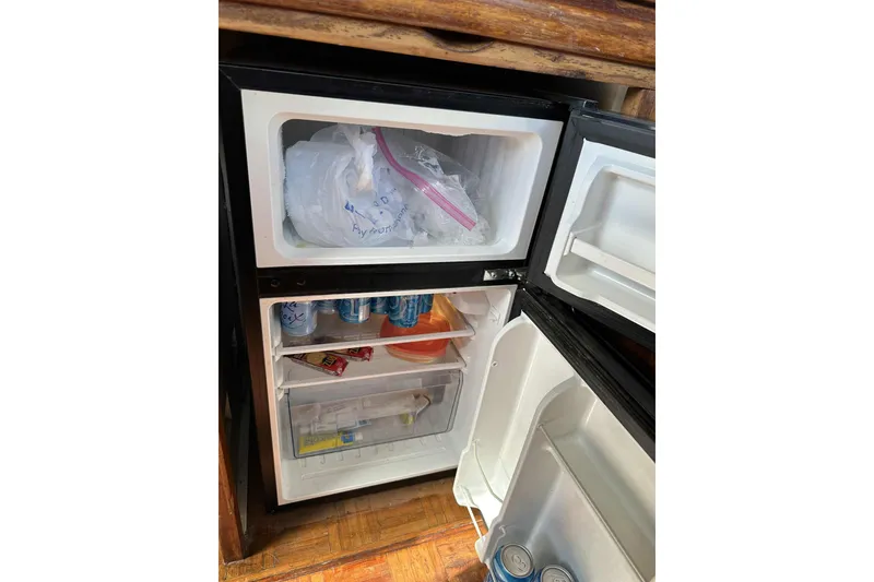 Slide: The Image of Air conditioning control panel on 1982 Marine Trader Europa boat. - 56