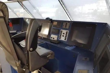 Slide: The Image of Control panel of 2006 FBMA Philippines SWATH Slice Crew Transport Vessel. - 7