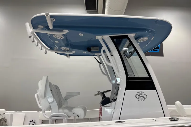 Slide: The Image of 2025 Sportsman Open 232 Center Console boat with sleek design and modern features. - 3