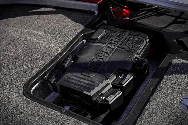 Slide: The Image of Lowrance device installed in 2024 Triton 20XP boat compartment. - 10