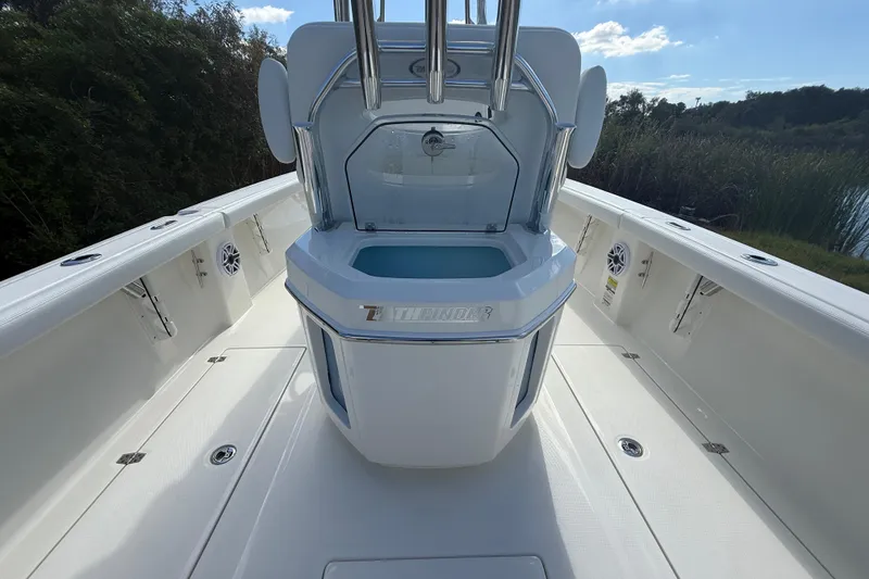 Slide: The Image of 2026 Pathfinder 2400 Open boat interior with sleek design and modern features. - 31