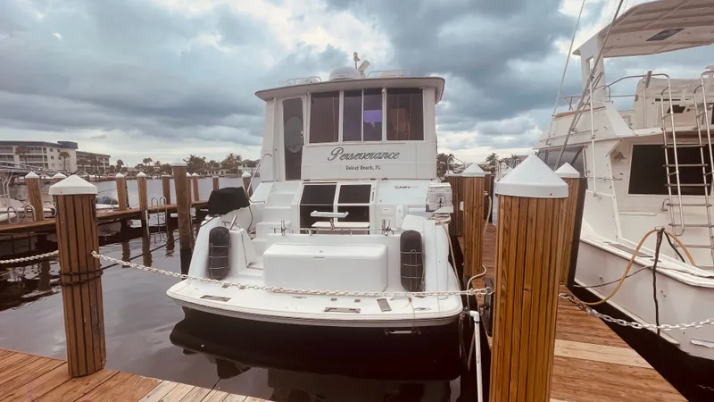 Slide: The Image of Carver Yachts 500 Cockpit Motor Yacht 1997 - 1