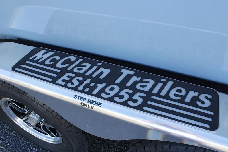 Slide: The Image of Trailer step with "McClain Trailers Est. 1955" text, featuring Skeeter SX230, 2026 model. - 5