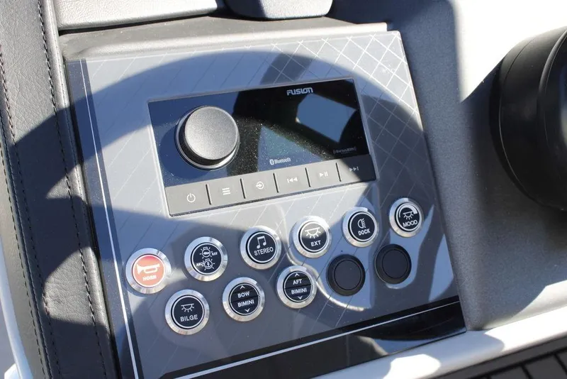 Slide: The Image of Control panel of 2026 Avalon CATALINA 23 boat with buttons and display. - 14