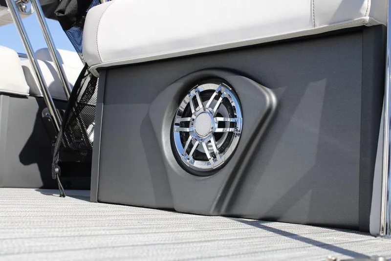 Slide: The Image of 2026 Avalon CATALINA 23 boat interior with sleek speaker design. - 32