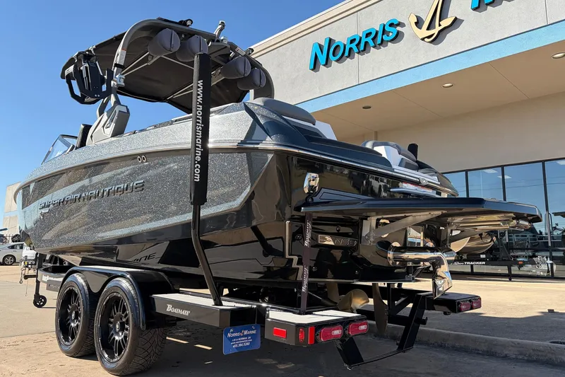 Slide: The Image of 2020 Nautique Super Air Nautique G23 boat on trailer at Norris Marine dealership. - 8