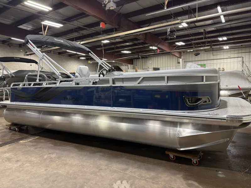 Slide: The Image of Tahoe Sport 2385 Swingback (VRB) Tritoon & Honda 4-Stroke EFI 2026 - 48