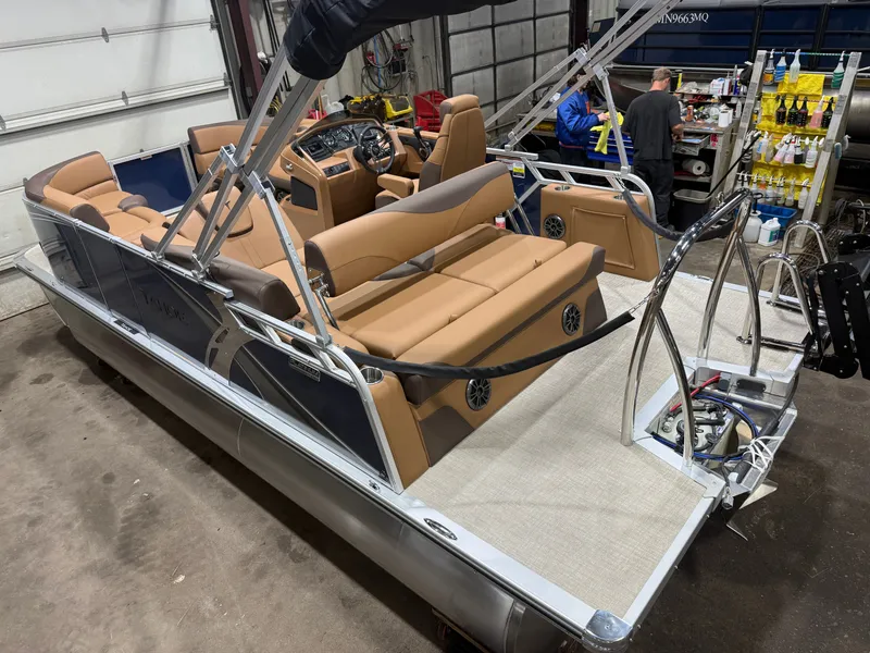 Slide: The Image of Tahoe LTZ CRB 1985 Cruise Rear Bench Pontoon $31995 2026 - 45