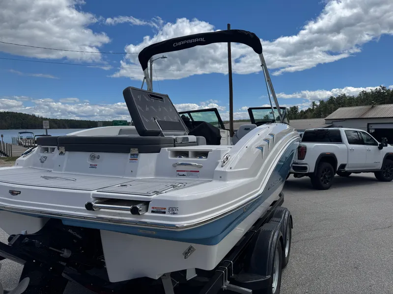 Slide: The Image of 2026 Chaparral 23 SSi boat on trailer, ready for the lake. - 3