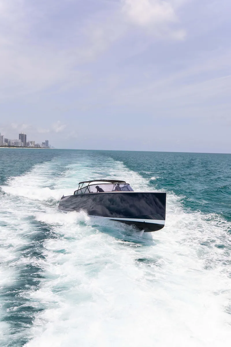 Slide: The Image of VanDutch 55 yacht cruising on open sea, 2017 model. - 19