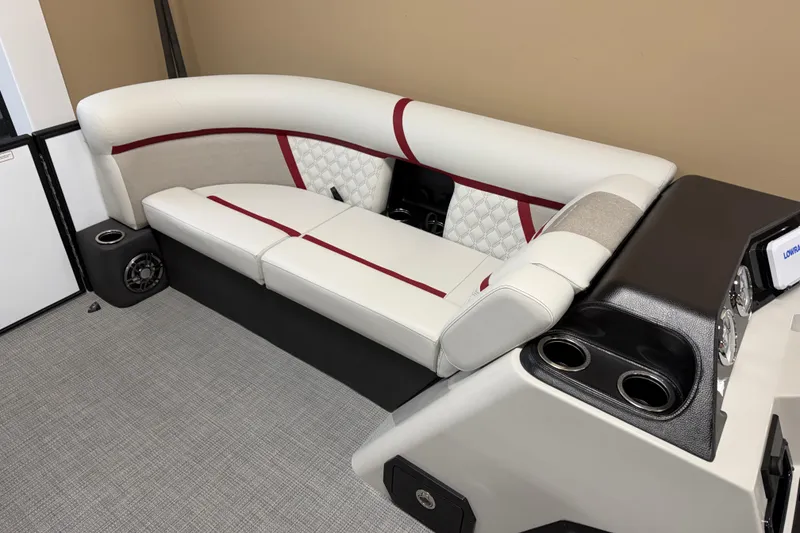 Slide: The Image of Luxurious seating in 2026 Crest Conquest 230 SLSC boat, featuring modern design and premium materials. - 5