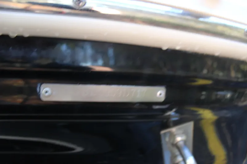 Slide: The Image of 2017 Chaparral 21 H2O Ski & Fish boat hull identification plate. - 27