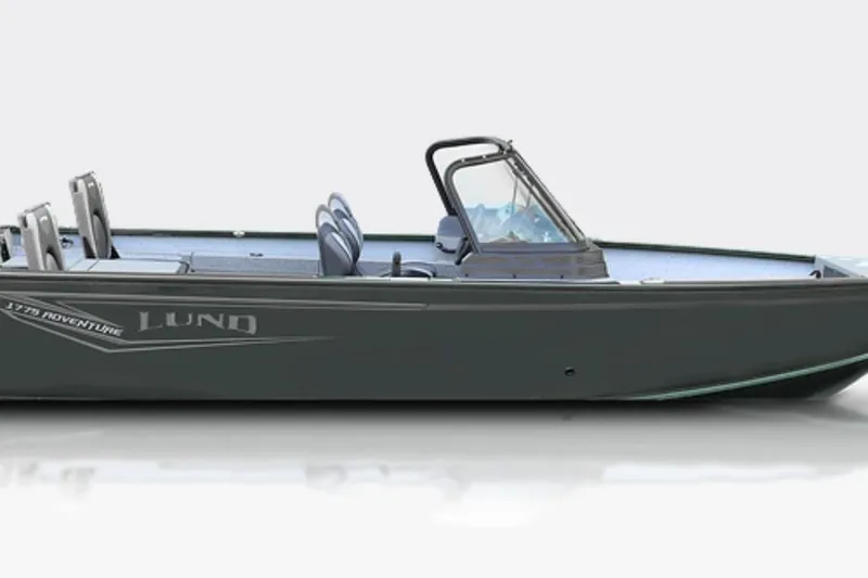 The Image of 2026 Lund 1775 Adventure Sport boat on trailer at Hennepin Marine dealership. - 0