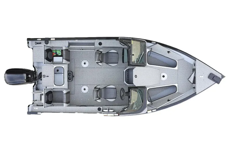 Slide: The Image of Manufacturer Provided Image: Top view of 2026 Lund 1775 Adventure Sport boat layout. - 32