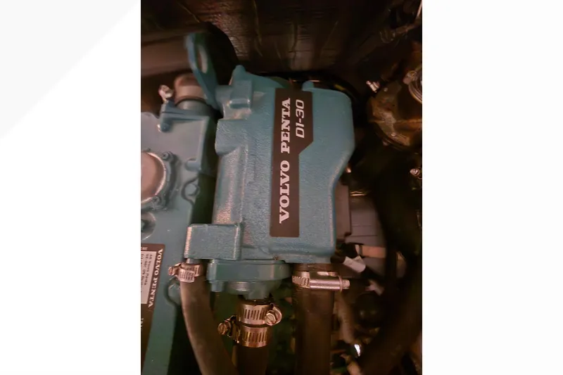 Slide: The Image of Volvo Penta D1-30 engine in 2018 Tartan 345 sailboat. - 49