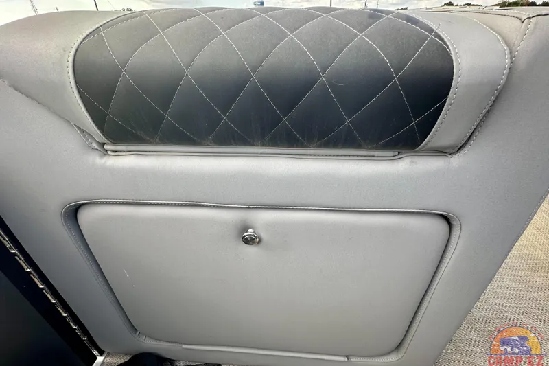 Slide: The Image of Luxurious interior of 2024 Massimo P-21R boat with plush seating and modern design. - 17