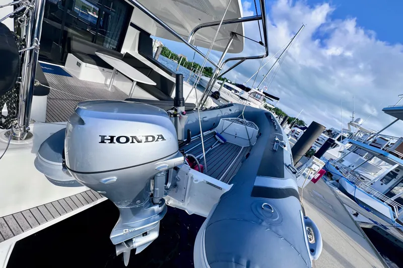 Slide: The Image of New Highfield tender with 20hp outboard - 34