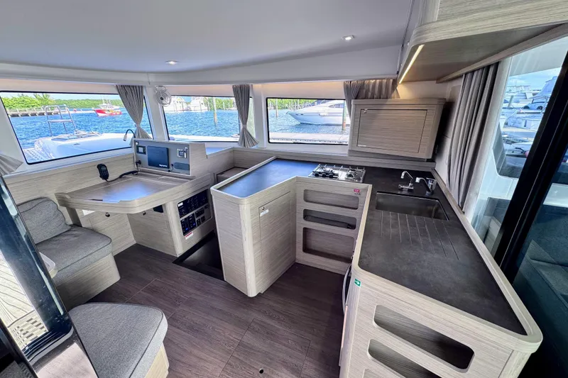 Slide: The Image of Lagoon 42 Galley and Nav station - 8