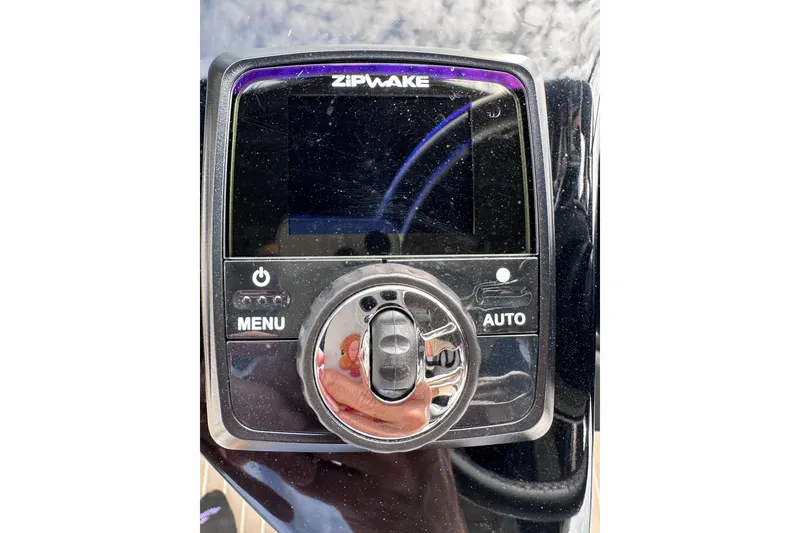 Slide: The Image of Control panel of 2024 Pardo Yachts P38 featuring Zipwake system. - 16