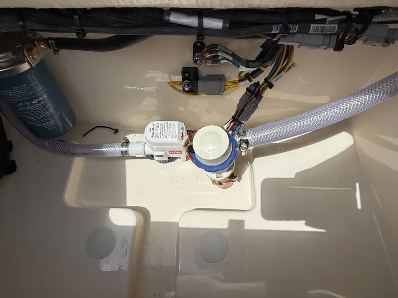 Slide: The Image of Interior view of 2026 Scout 188 Sport Dorado with wiring. - 11