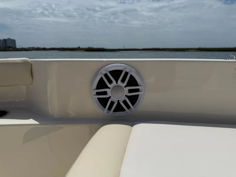 Slide: The Image of Speaker on a 2026 Scout 188 Sport Dorado boat. - 13