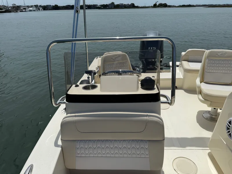 Slide: The Image of Scout 188 Sport Dorado 2026 on calm waters. - 19