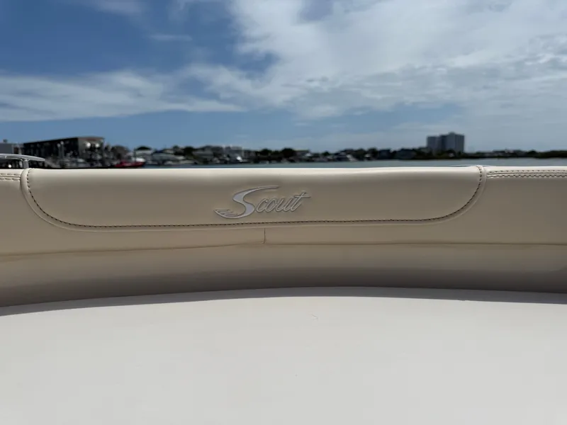 Slide: The Image of Scout 188 Sport Dorado 2026 boat, close-up of logo. - 5