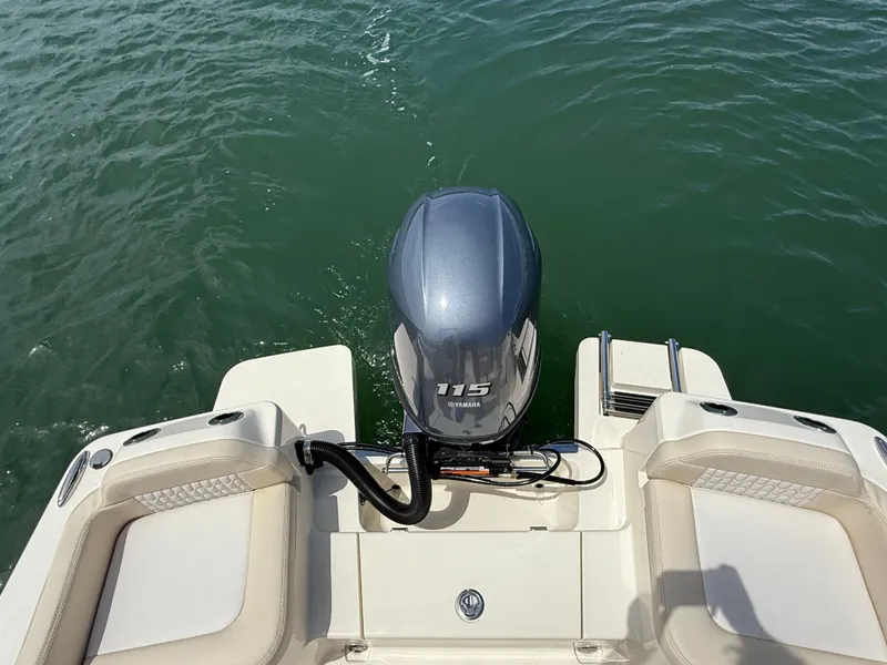 Slide: The Image of Scout 188 Sport Dorado 2026 with Yamaha 115 outboard motor. - 6