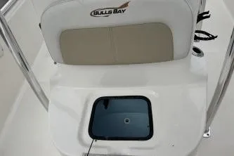 Slide: The Image of 2023 Bulls Bay 2400 boat seat with storage compartment. - 10
