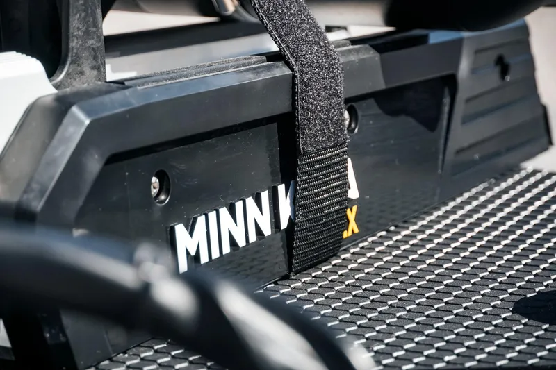 Slide: The Image of Close-up of Minn Kota motor on 2026 Phoenix 721 ZXL boat. - 40