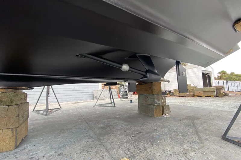 Slide: The Image of Luxurious interior of 2006 Cruisers Yachts 520 Express with modern kitchen and seating area. - 53