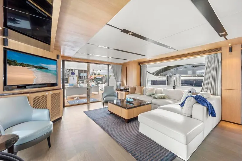 Slide: The Image of Salon Chair and Sofa Looking Aft - 22