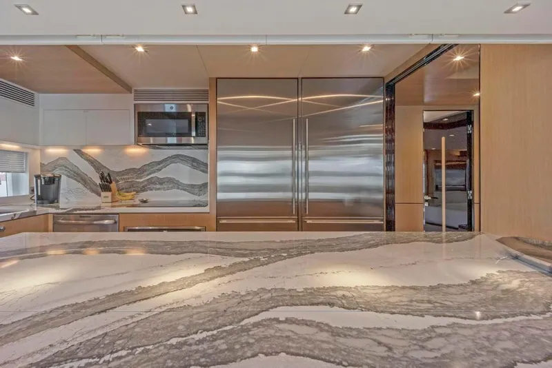 Slide: The Image of Galley Counter Top and Stainless Appliances - 29
