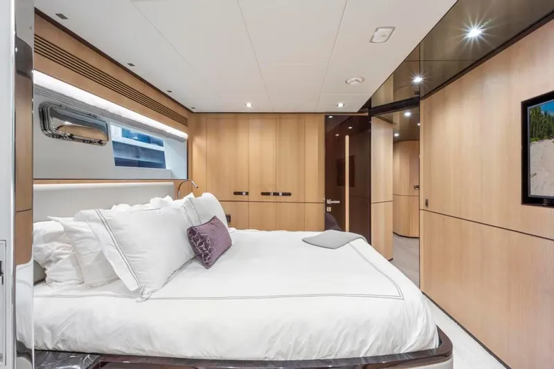 Slide: The Image of Guest Queen Stateroom Wood Panel Closet - 38