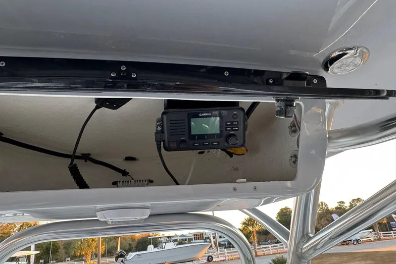 Slide: The Image of 2026 Key West 244 Center Console boat with Garmin navigation system installed. - 18