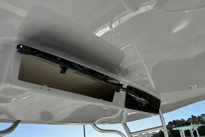 Slide: The Image of 2025 Key West 239 DFS boat interior detail with sleek design and modern features. - 17