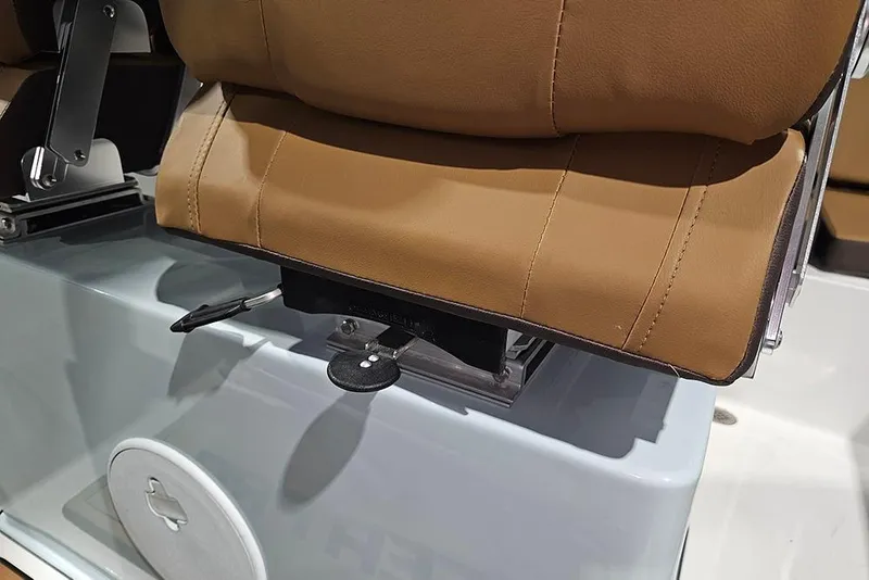 Slide: The Image of Brown seat detail on 2026 Sea Pro 245FLX Sandbar boat. - 18