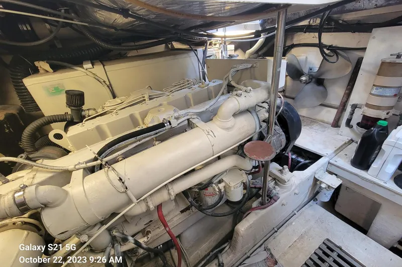Slide: The Image of Engine Compartment Aft w/ Spare Props - 51