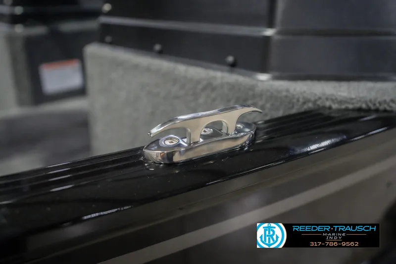 Slide: The Image of 2026 Lund 1675 Adventure Sport boat cleat detail, showcasing sleek design and craftsmanship. - 64