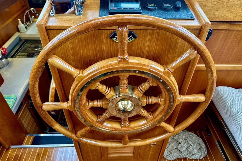 Slide: The Image of Nauticat 38 - Pilothouse Helm - 9