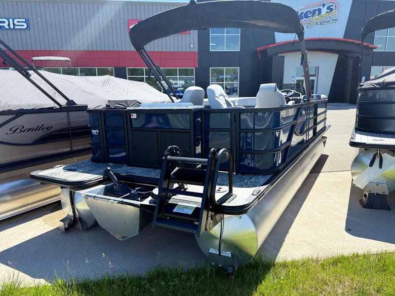 Slide: The Image of 2026 Bentley Pontoons FISH 220 FISH N CRUISE on a parking lot. - 3