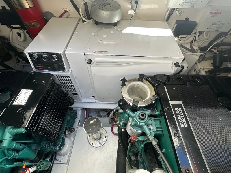 Slide: The Image of Engine room of 2006 Tiara Yachts Sovran with Volvo Penta components. - 30