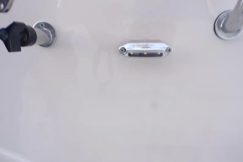 Slide: The Image of Close-up of 2026 Xpress H20B Bay boat hardware and fittings. - 12