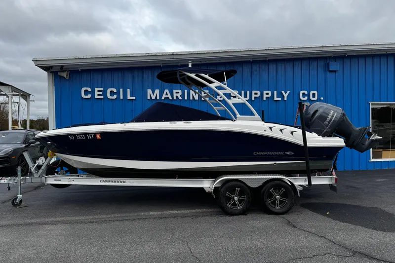The Image of 2023 Chaparral 21 SSi OB boat on trailer at Cecil Marine Supply Co. - 1