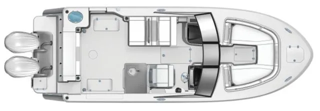 Slide: The Image of Robalo R277 Dual Console 2026 - 13